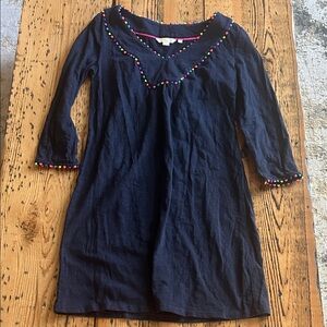 Boden Charlie Pom Pom Jersey Tunic Dress sz 8R